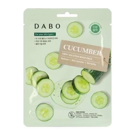 Dabo First Solution Mask Pack Cucumber (Sheet Mask) 23 g