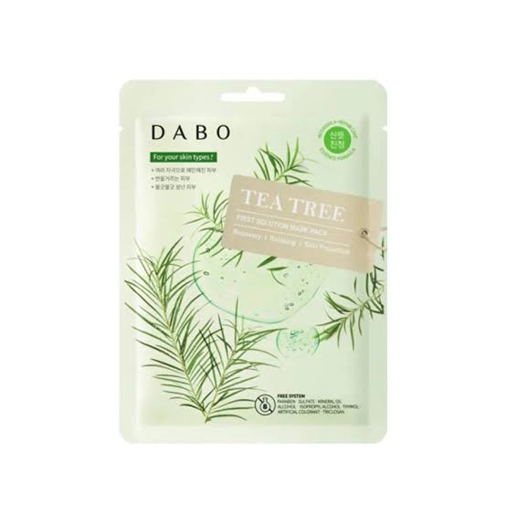 Dabo First Solution Mask Pack Tea Tree (Sheet Mask) 23 g